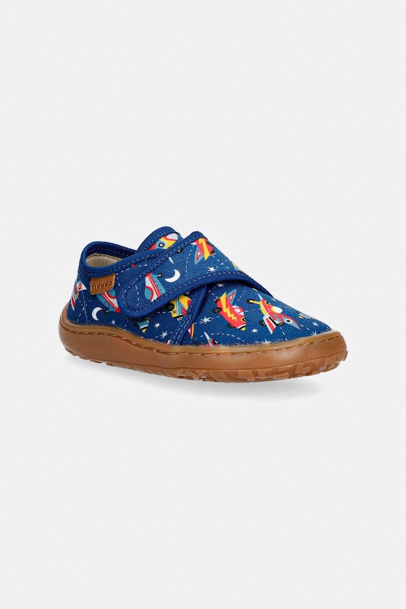 Detské papuče Froddo BAREFOOT SLIPPERS modrá G1700438.21.24
