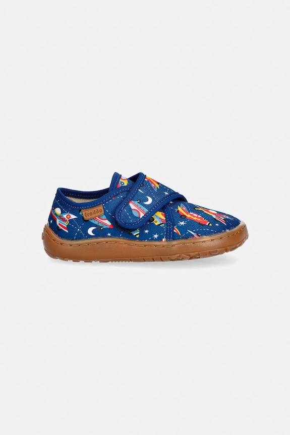 Detské papuče Froddo BAREFOOT SLIPPERS G1700438.21.24 modrá SS26