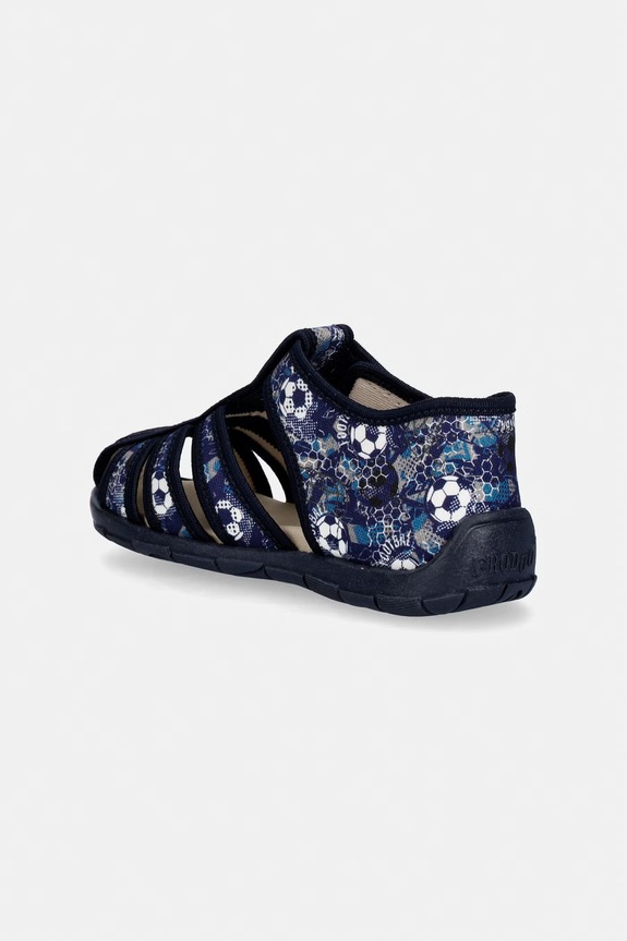 Băieți Froddo papuci copii CLASSIC SLIPPERS G1700443.25.27 albastru