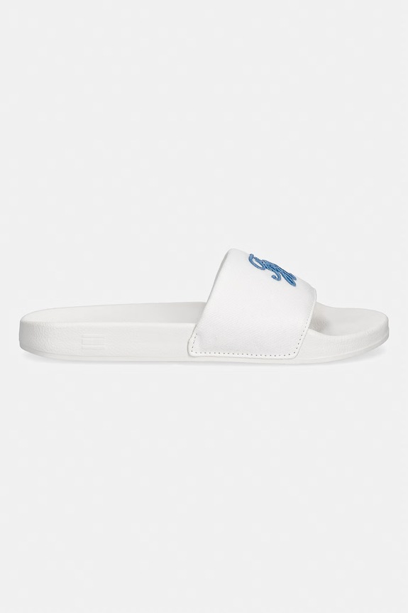 Tommy Hilfiger šľapky dámske TH SCRIPT POOL SLIDE FW0FW09286 biela SS26