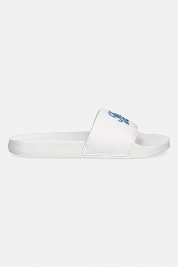 Tommy Hilfiger šľapky dámske TH SCRIPT POOL SLIDE FW0FW09286 biela SS26
