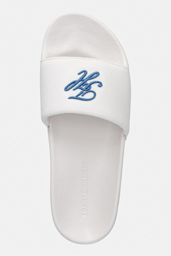 Tommy Hilfiger šľapky dámske TH SCRIPT POOL SLIDE biela FW0FW09286