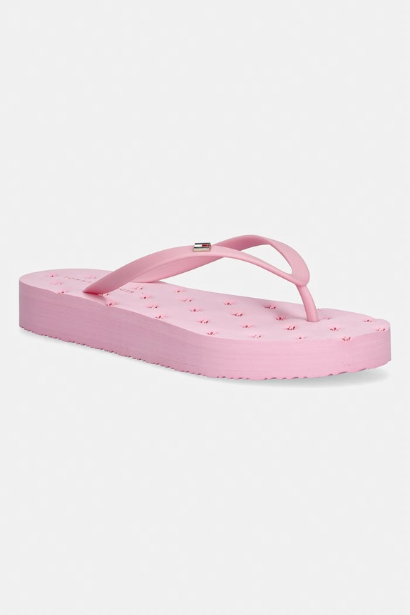 Tommy Hilfiger șlapi pentru femei TH CRITTER SANDAL roz FW0FW09199