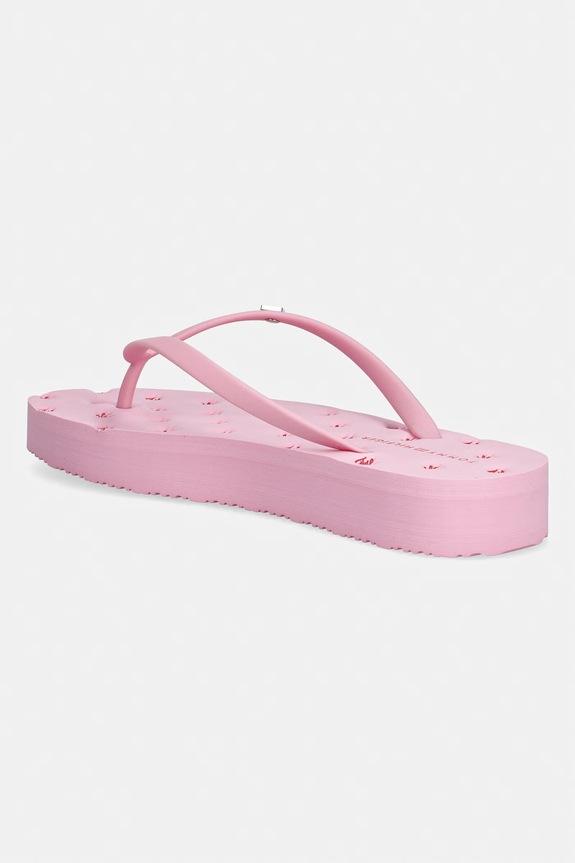 Încălțăminte Tommy Hilfiger șlapi pentru femei TH CRITTER SANDAL FW0FW09199 roz