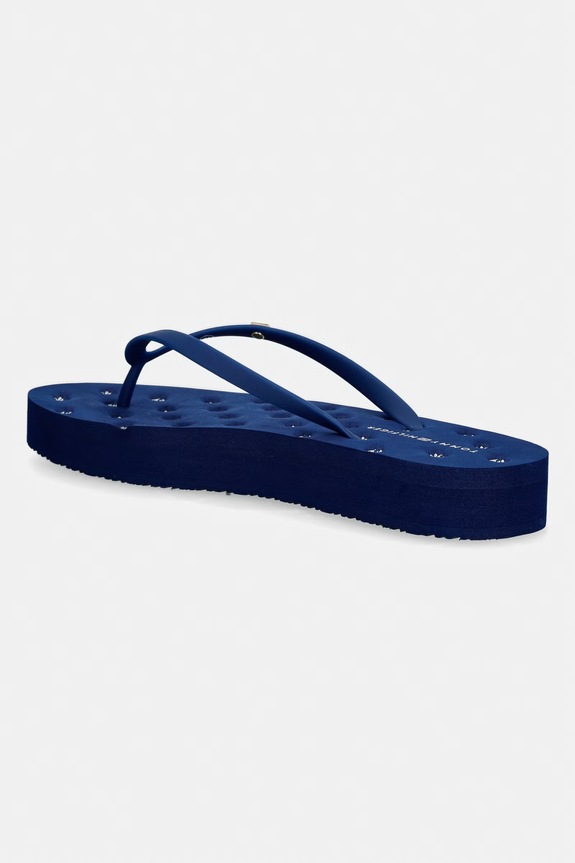 Încălțăminte Tommy Hilfiger șlapi pentru femei TH CRITTER SANDAL FW0FW09199 bleumarin