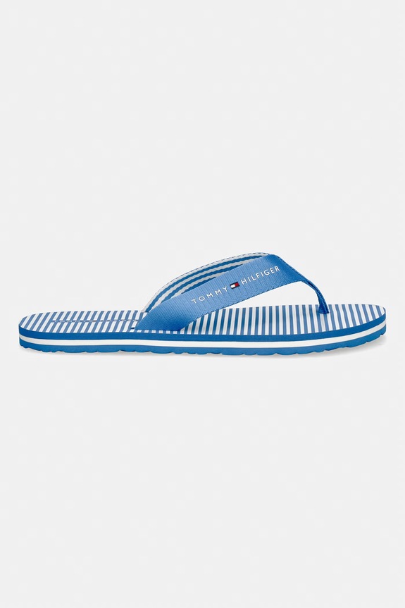 Tommy Hilfiger șlapi pentru femei TH ITHACA STRIPE SUMMER SANDAL FW0FW09192 albastru SS26