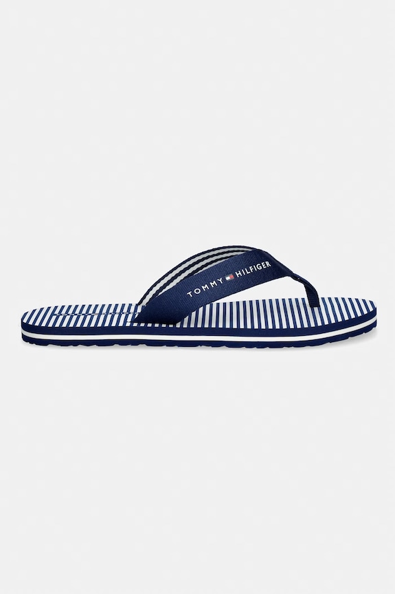 Tommy Hilfiger șlapi pentru femei TH ITHACA STRIPE SUMMER SANDAL FW0FW09192 bleumarin SS26