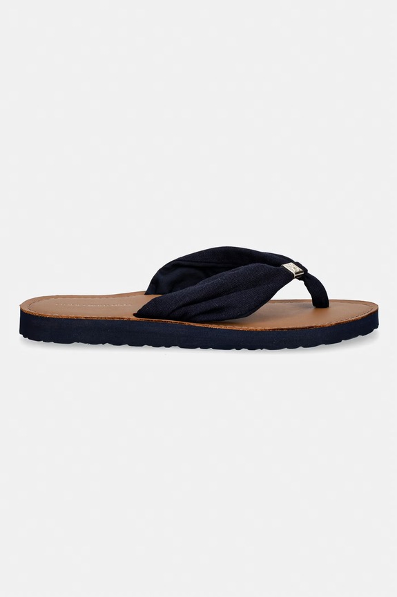 Tommy Hilfiger šľapky dámske TH LTR FOOTBED SUMMER SANDAL FW0FW09194 tmavomodrá SS26