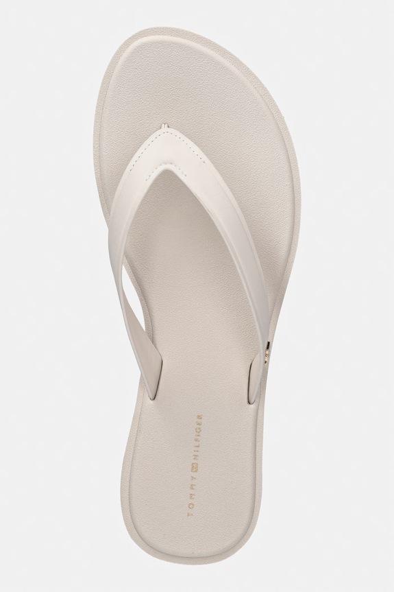 Tommy Hilfiger șlapi pentru femei TH SCANDI PREMIUM SUMMER SANDAL bej FW0FW09206