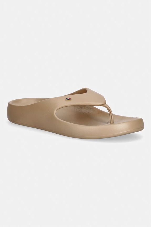 Tommy Hilfiger japanke za žene TH PEARLIZED SUMMER SANDAL bež FW0FW09201