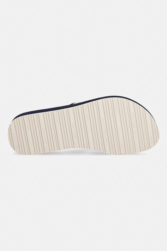 Tommy Hilfiger japonki damskie TH STRIPE SUMMER SANDAL FW0FW09196 granatowy