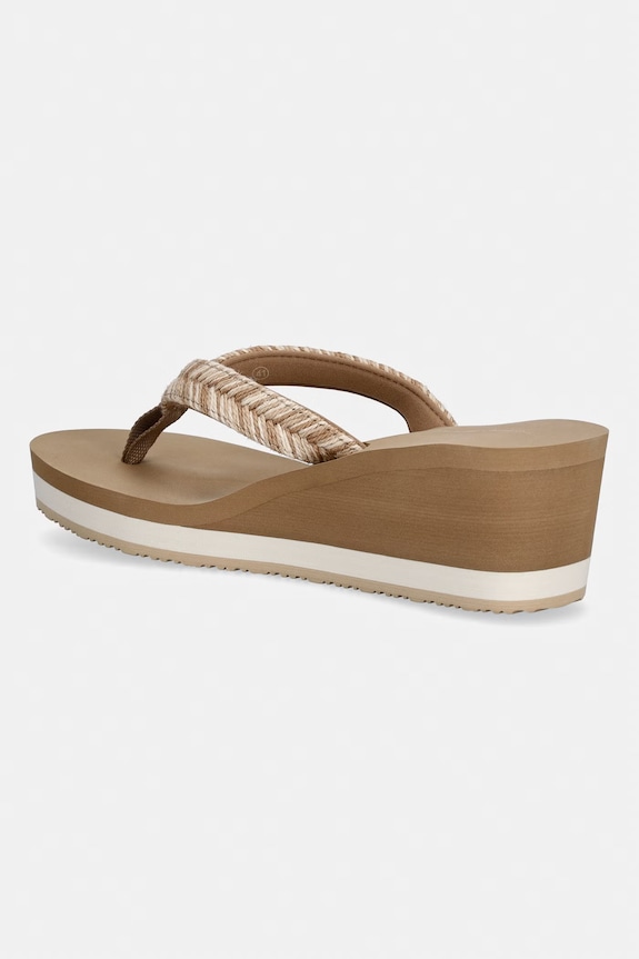 Obuća Tommy Hilfiger japanke za žene TH ROPE SUMMER SANDAL FW0FW09197 bež
