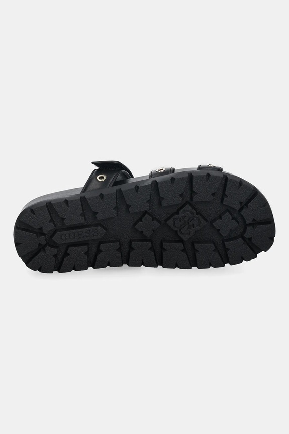 Παντόφλες Guess FASHIE FLPFAS.ELE03.BLACK μαύρο