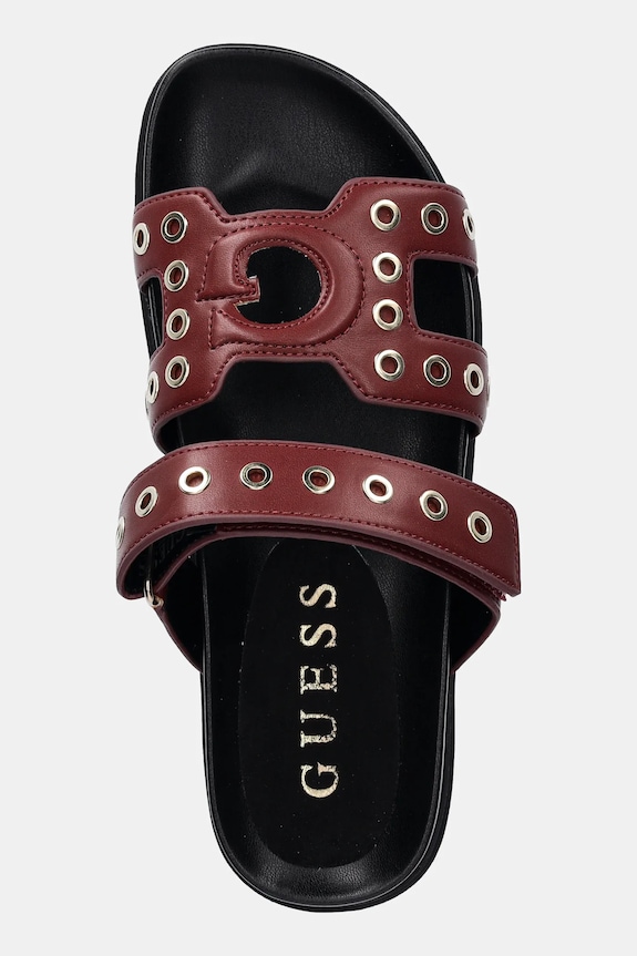 Παντόφλες Guess FASHIE κόκκινο FLPFAS.ELE03.RED