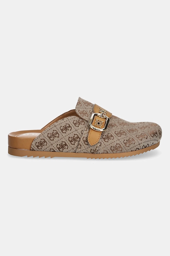 Παντόφλες Guess GALAVANTA FLPGAL.FAL06.BEIBR καφέ SS26
