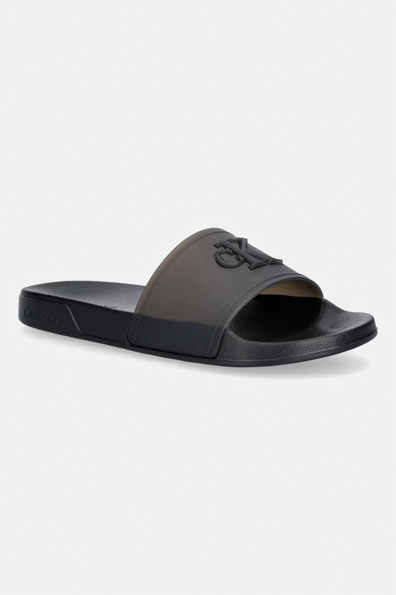 Calvin Klein klapki damskie ESS SLIDE TPU czarny HW0HW02959