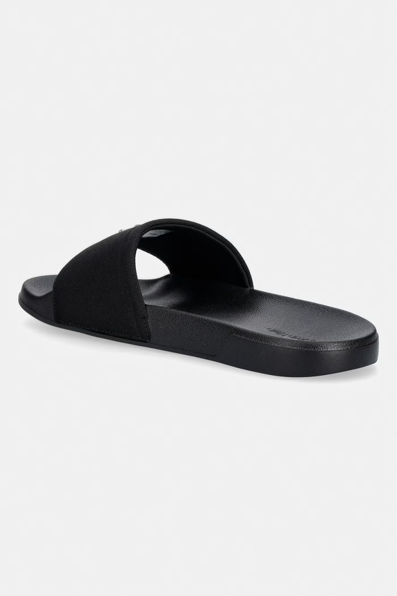 Obuv Calvin Klein šľapky dámske ESS SLIDE CANVAS HDW HW0HW02960 čierna