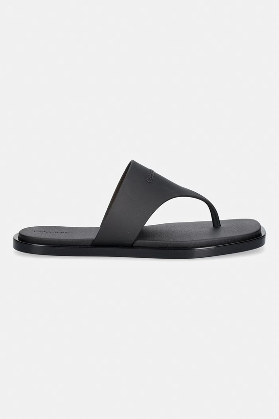 Calvin Klein žabky dámské JELLY SANDAL THONG MAT TRAN TPU HW0HW02964 černá SS26