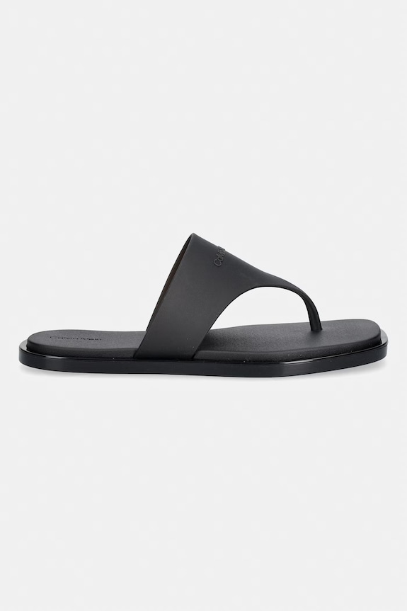 Calvin Klein žabky dámské JELLY SANDAL THONG MAT TRAN TPU HW0HW02964 černá SS26