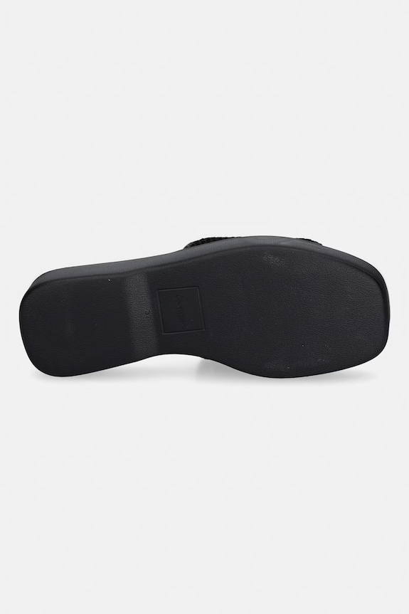 Calvin Klein klapki damskie FLATFORM SNDL MESH HW0HW02877 czarny