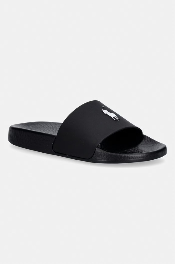 Polo Ralph Lauren klapki Polo Slide syntetyczny czarny 804973925002.001