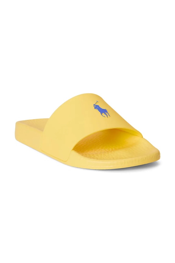 Polo Ralph Lauren papuci Polo Slide sintetic galben 804973925013.700
