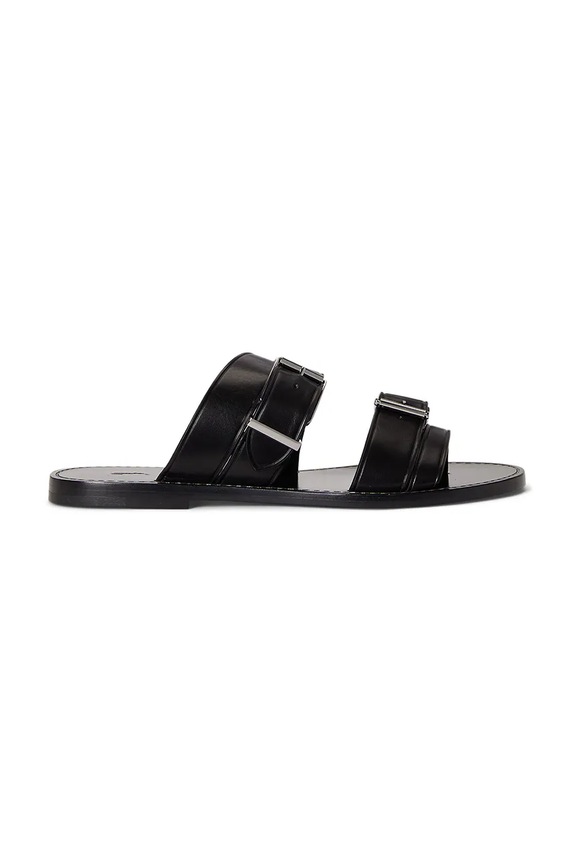 Polo Ralph Lauren șlapi de piele Bkle Slide piele negru 818P01589002.001