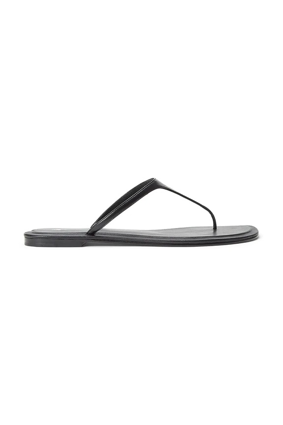 Polo Ralph Lauren șlapi de piele Ply Thng Snd piele negru 818P01594001.001