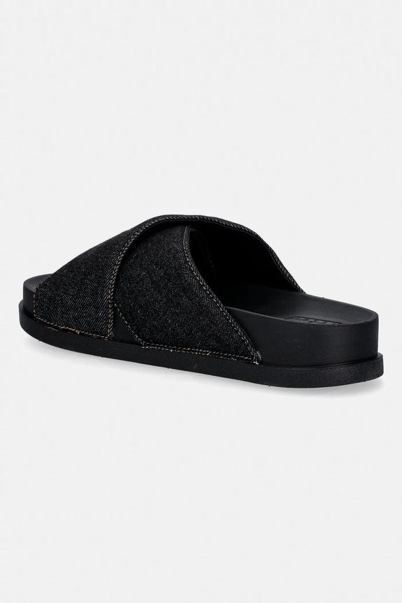 Scarpe Tommy Jeans ciabatte slide TJW COMFORT SLIDES WASHED DENIM EN0EN02898 blu navy