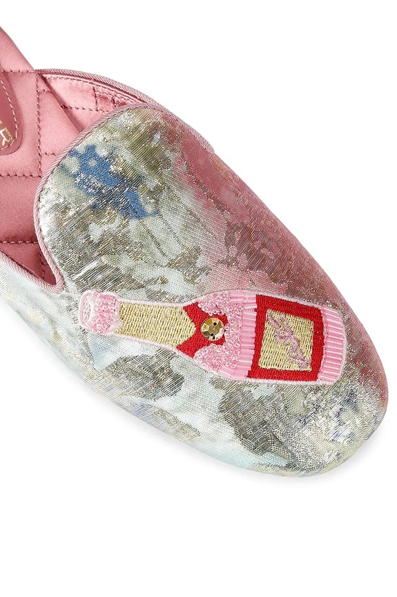 Obuwie Kurt Geiger London klapki Embroidered Slipper 5387799069 multicolor