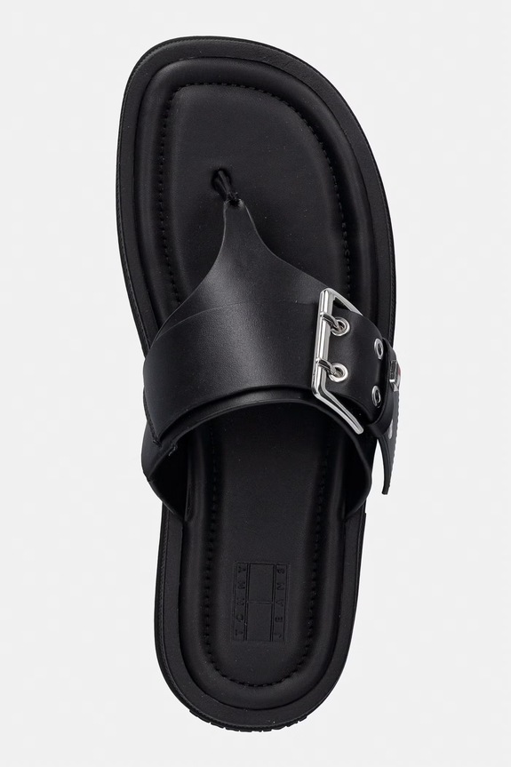 Tommy Jeans σαγιονάρες δίχαλο Γυναικεία TJW BUCKLE SANDAL μαύρο EN0EN02948