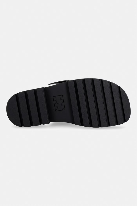 Tommy Jeans σαγιονάρες δίχαλο Γυναικεία TJW BUCKLE SANDAL EN0EN02948 μαύρο
