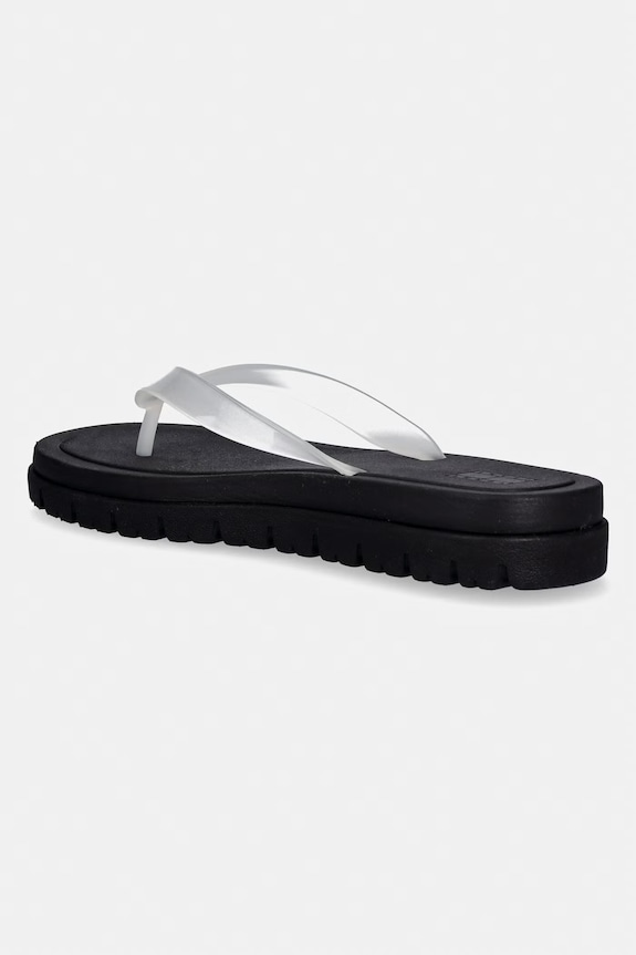 Obuv Tommy Jeans šľapky dámske TJW CLEATED JELLY SUMMER SANDAL EN0EN02954 biela