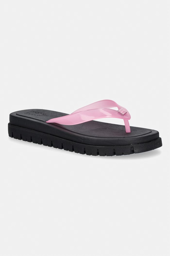 Tommy Jeans šľapky dámske TJW CLEATED JELLY SUMMER SANDAL ružová EN0EN02954