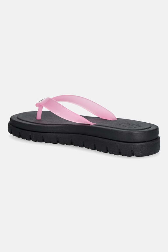 Obuv Tommy Jeans šľapky dámske TJW CLEATED JELLY SUMMER SANDAL EN0EN02954 ružová