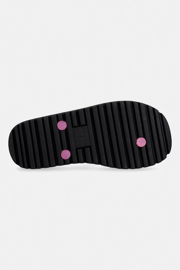 Tommy Jeans šľapky dámske TJW CLEATED JELLY SUMMER SANDAL EN0EN02954 ružová