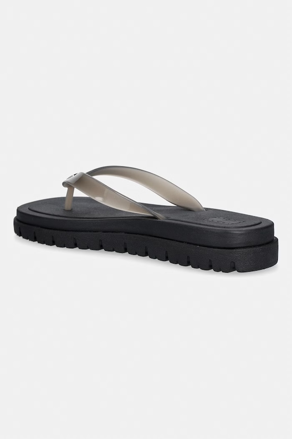 Obuv Tommy Jeans šľapky dámske TJW CLEATED JELLY SUMMER SANDAL EN0EN02954 čierna