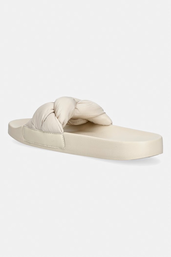 Cipők Tommy Jeans női papucs TJW BRAIDED SLIDES EN0EN02975 bézs
