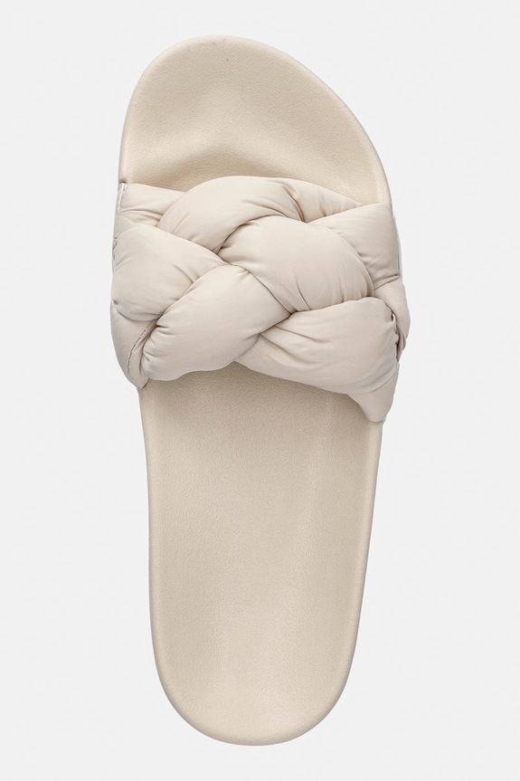 Tommy Jeans női papucs TJW BRAIDED SLIDES bézs EN0EN02975