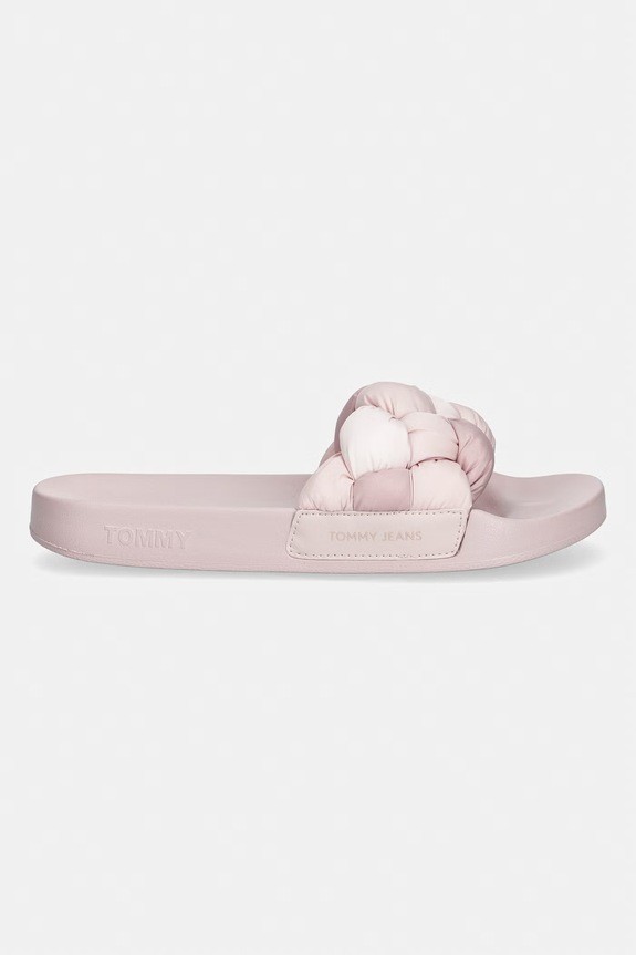 Tommy Jeans šľapky dámske TJW BRAIDED SLIDES EN0EN02975 ružová SS26
