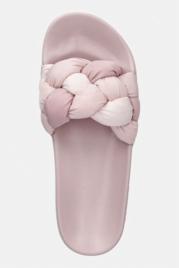 Tommy Jeans šľapky dámske TJW BRAIDED SLIDES ružová EN0EN02975