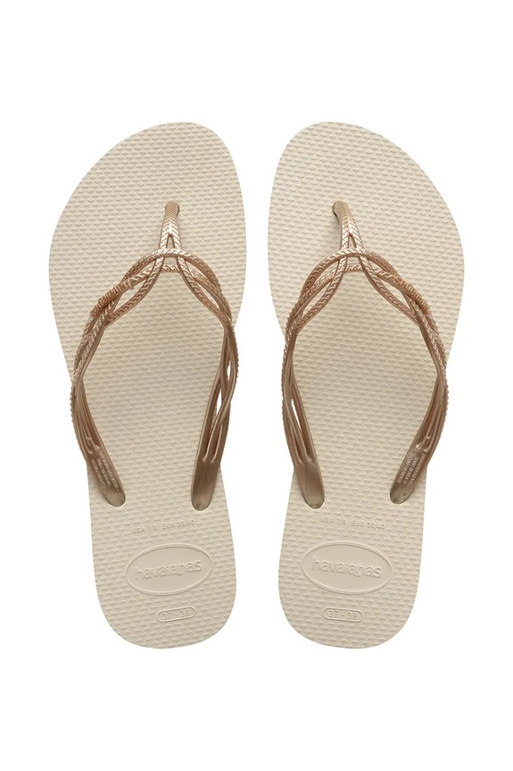 Havaianas klapki FLASH SWEET syntetyczny złoty 4123225.4269