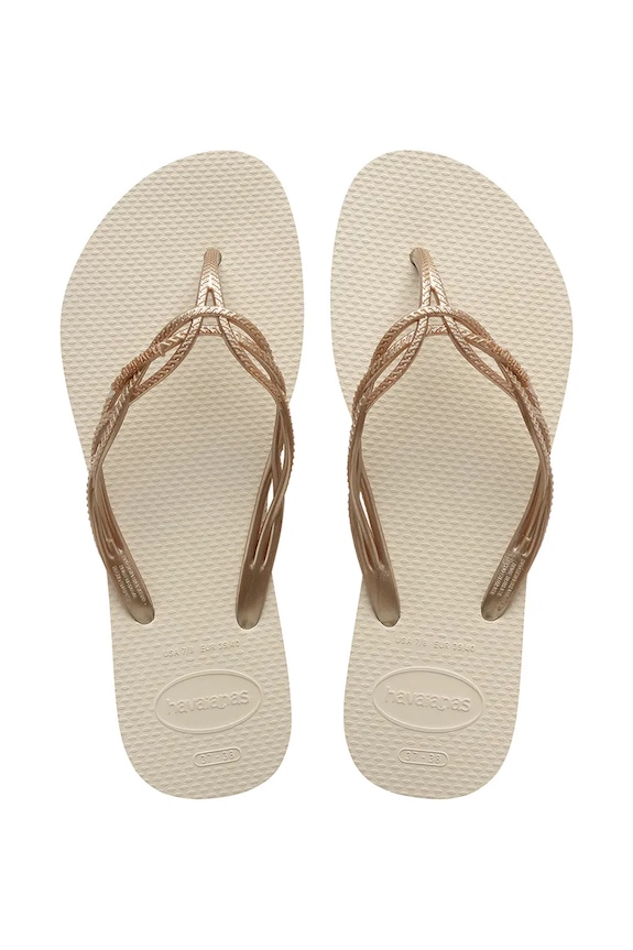 Havaianas klapki FLASH SWEET syntetyczny złoty 4123225.4269