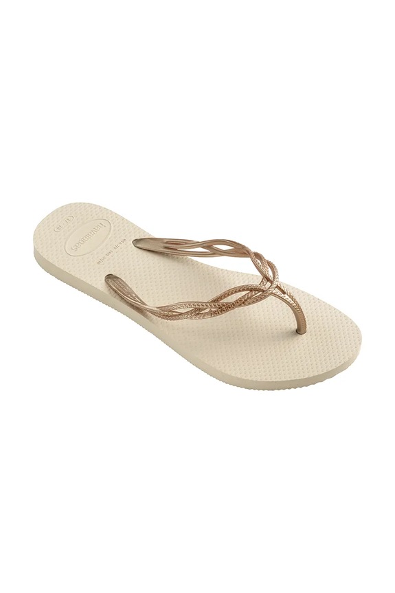 Obuwie Havaianas klapki FLASH SWEET 4123225.4269 złoty