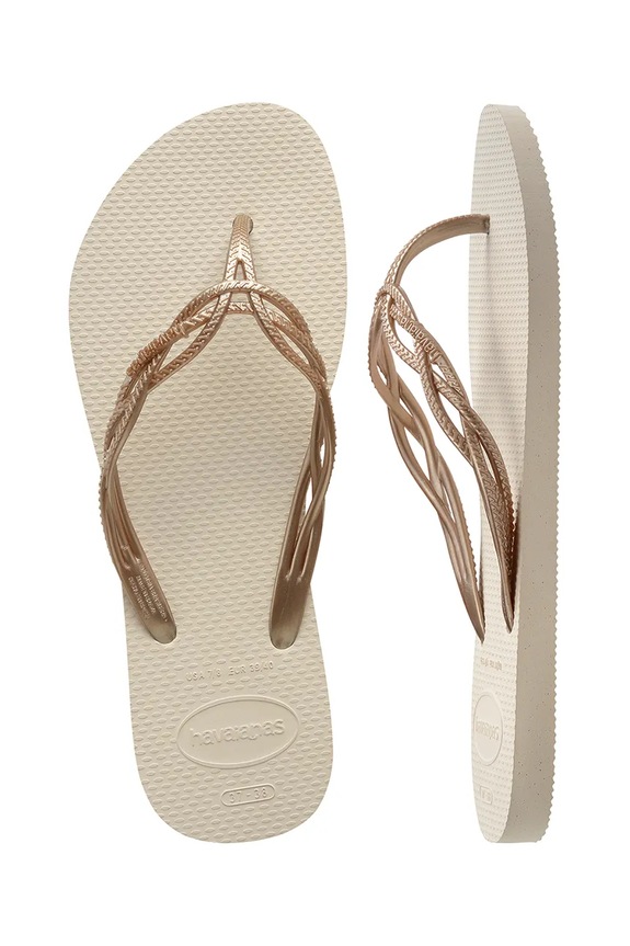 Havaianas klapki FLASH SWEET 4123225.4269 złoty