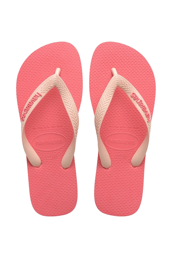 Παντόφλες Havaianas TOP LOGO POP UP φλατ ροζ 4147522.7600