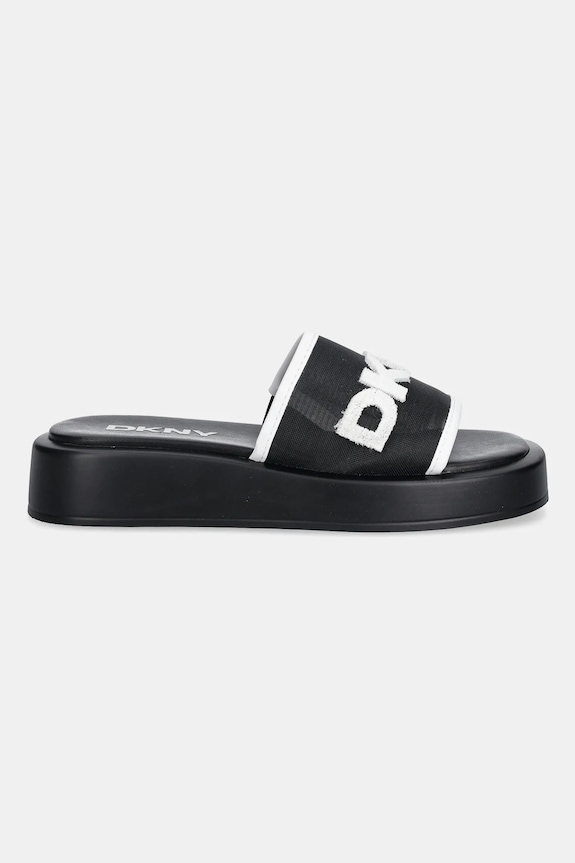 Šľapky Dkny Orion Logo Mesh K1643577.005 čierna SS26