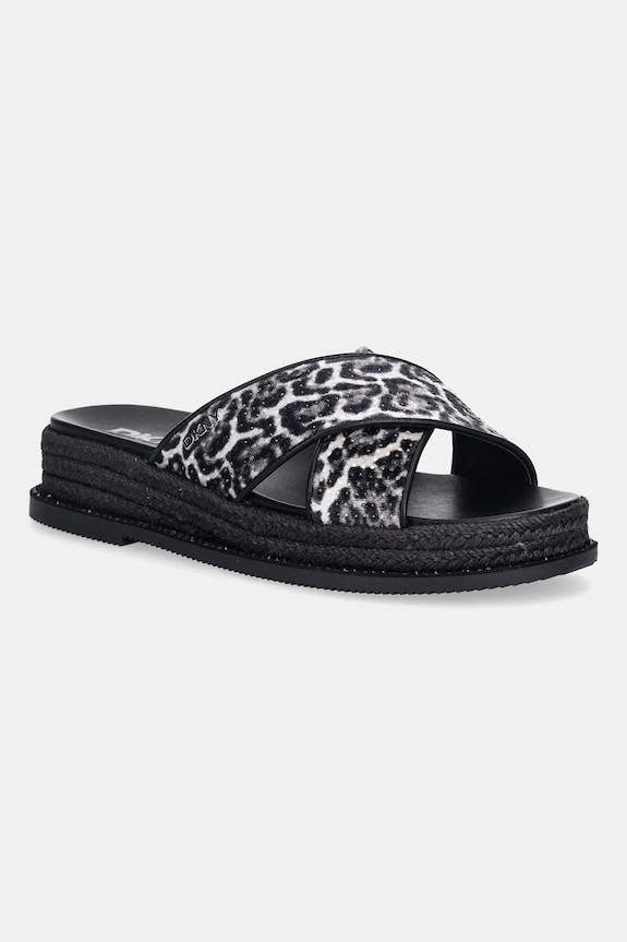 Šľapky Dkny Berris plochý čierna K1699064.4BQ