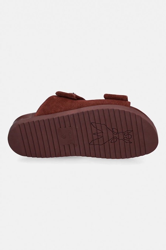 Patrizia Pepe papuci din piele 8X0001.L152.B882 rosu