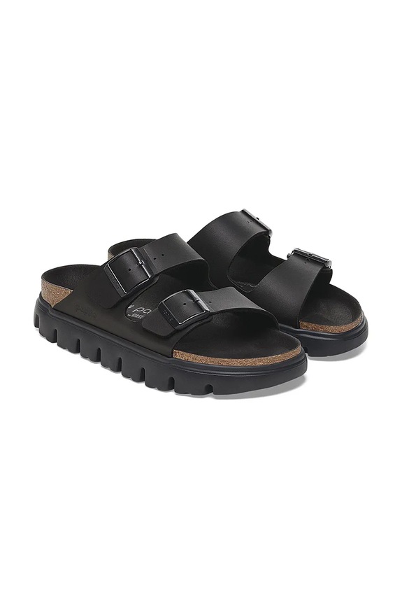Obuwie Birkenstock klapki damskie Arizona Chunky Birkenstock x Papillio 1029077 czarny